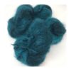 WestWooly Fat Mohair er et tykt mohairgarn i en dejlig tykkelse. Garnet har en sammensætning, der består af 73% kid mohair, 12% merinould og 5% nylon. Dette garn er enormt blødt med en god fylde og kan bruges i mange sammenhænge, som eks de lune sweatre på større pinde. Garnet kan bruges alene eller sammen med en tråd ufarvet merino, merino/Tencel, Merino/silke eller merino single. Jeg håndfarver alle fed i små partier, husk derfor at bestille fed nok til dit projekt Fiberindhold: 73% kid mohair, 12% merino, 5% nylon Anbefalet pind: 7-10 mm Løbelængde: 180 meter / 100 g i hvert fed Vaskeanvisning: håndvask 30 grader – tørres liggende Vær opmærksom på, at farven på billedet kan afvige en smule fra virkeligheden, da det afhænger af skærmens farvekalibrering. Der kan således også være nuanceforskelle fra skærm til skærm. Håndfarvet garn er et spændende og interessant materiale at arbejde med.  Alle fed er farvet i hånden og helt unikke.Derfor vil der opleves forskelle i de enkelte fed. Når du strikker med håndfarvet garn, kan du med fordel strikke med to forskellige nøgler på samme tid. Strik eks. 2-5 omgange med hvert nøgle, jhvormed du  