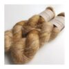 WestWooly Silke Mohair er blødt, lækkert og fyldigt garn, og det kan bruges til utallige formål som sweatre, sjaler og ikke mindst strik du ønsker at tilføre ekstra glans og kærlighed. Silke mohair er velegnet som følgetråd men kan også strikkes alene med 1 eller 2 tråde. Materiale: 75 % Superkidmohair, 25 % Morbærsilke Vejledende pinde: 3-4 mm Vejledende strikkefasthed: 32-40 masker pr 10 cm Løbelængde: 420 m pr fed a' 50 g Vaskeanvisning: håndvask, gerne i uldsæbe, kan centrifugeres i maskine – tørres liggende Jeg håndfarver alle fed i små partier, husk derfor at bestille fed nok til dit projekt Vær opmærksom på, at farven på billedet kan afvige en smule fra virkeligheden, da det afhænger af skærmens farvekalibrering. Der kan således  være nuanceforskelle fra skærm til skærm. 